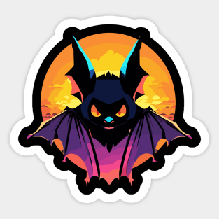 Bat Silhoutte Sticker